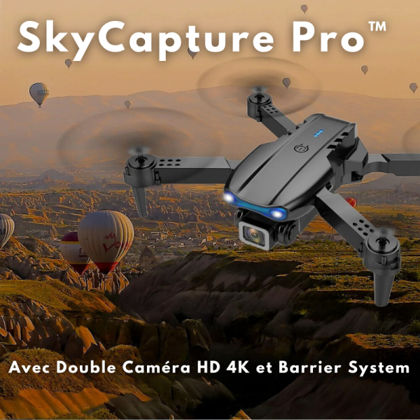 SkyCapture Pro™ Drone avec double caméras HD 4K