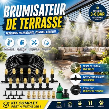 Kit Brumisateur de terrasse 15m