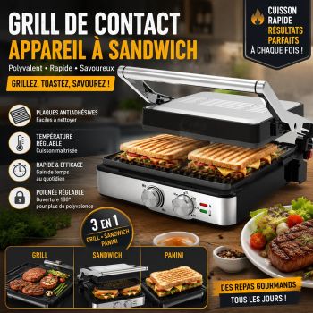 Grill de Contact Appareil à...