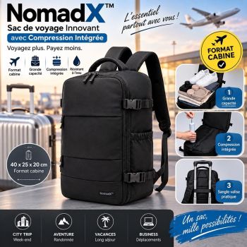 NomadX™ Sac de voyage Innovant...