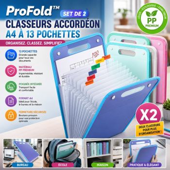 ProFold™ - Set de 2 Classeurs...