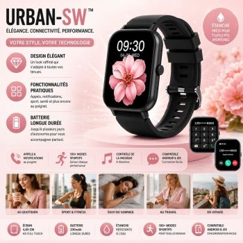 Urban-SW™ - Montre Connectée...