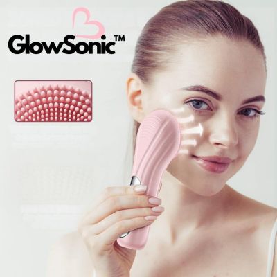 GlowSonic™ – Brosse Nettoyante Visage Sonique Étanche