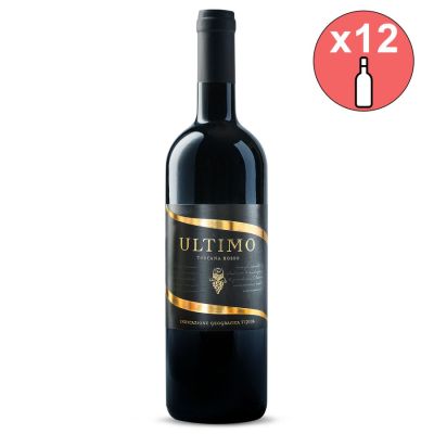 12 Bouteilles Vin Rouge Toscane Ultimo 2023