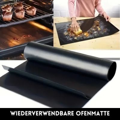 2er-Set wiederverwendbare Kochmatten für Ofen und Barbecue