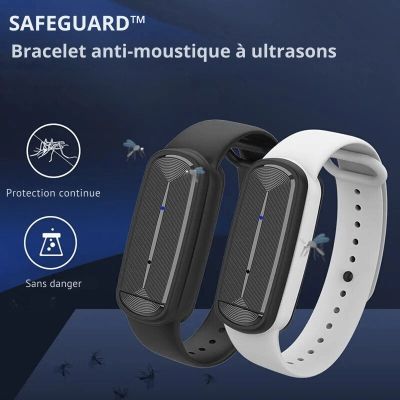 SafeGuard™ - Bracelet Anti-Moustique à Ultrasons