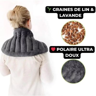 HeatWrap™ - Coussin chauffant naturel lavande anti-douleurs