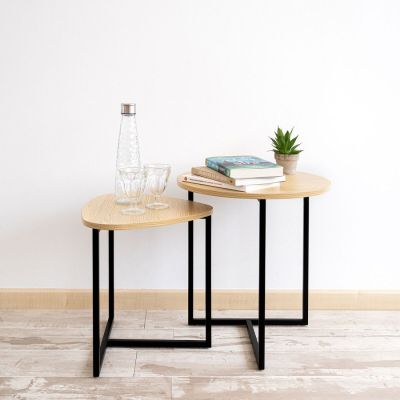Lot de 2 Tables d'appoint Desing