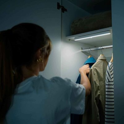 LED-Lampe 55cm Abnehmbar mit Bewegungsmelder Ksix