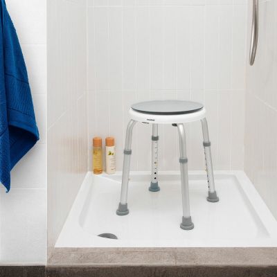Tabouret de Bain Réglable et Pivotant