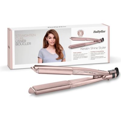 Lisseur Shine 2 en 1 BaByliss Keratin Shine Styler