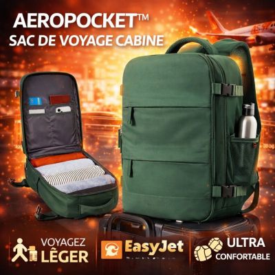 AEROPOCKET™ – Sac de Voyage Cabine EasyJet 40x28x17 cm