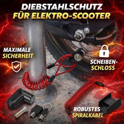 Diebstahlsicherung für E-Scooter