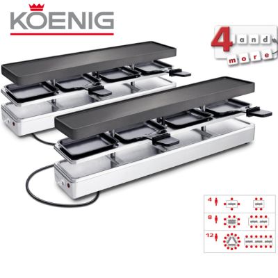 Appareil à Raclette Duo 4 and more Koenig
