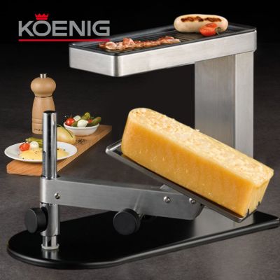Appareil à Raclette Traditionnelle avec Grille Viande Koenig