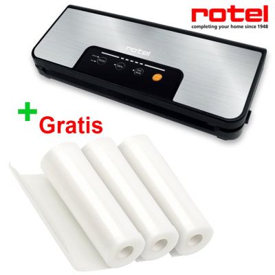 Rotel Vakuumierer mit 3 Gratisrollen
