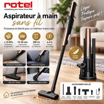 Aspirateur à main sans fil Rotel