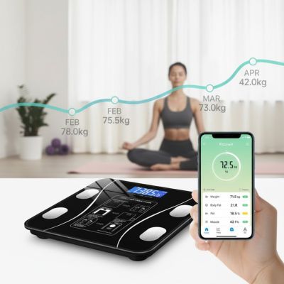 FitSmart™ – Balance Connectée Bluetooth - Suivi des progrès