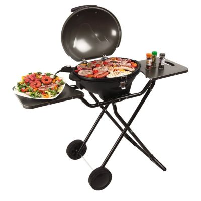 Barbecue électrique avec chariot