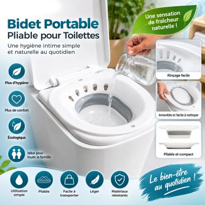 Bidet Pliable pour Toilettes