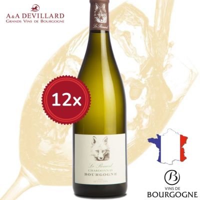 12 bouteilles Le Renard Chardonnay 2022 Domaines Devillard