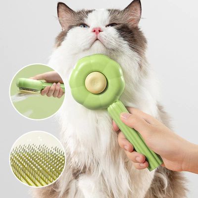 CozyGroom la Brosse à Chat Auto-Nettoyante