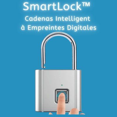 SmartLock™ - Cadenas Intelligent à Empreintes Digitales