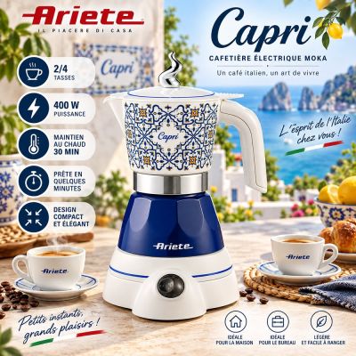 Cafetière électrique Moka Capri