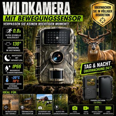 Wildkamera mit Bewegungssensor