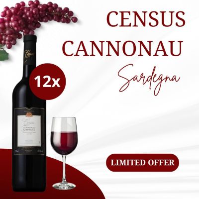 12 bouteilles Census Cannonau Sardegna 2022