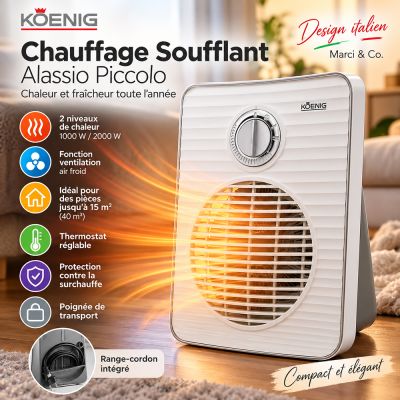 Chauffage Soufflant Koenig Alassio Piccolo