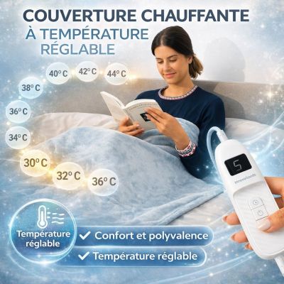 Couverture Chauffante a Température Réglable