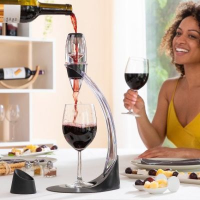 Aérateur Décanteur à Vin Professionnel avec Support