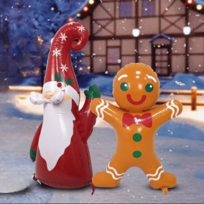 Aufblasbare Weihnachtsdekoration / 1 Meter