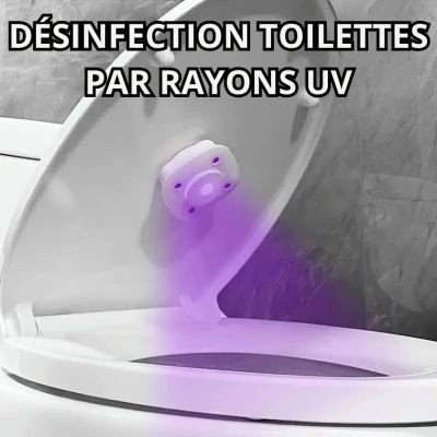 Lampe UV multifonctionnelle de désinfection pour toilettes