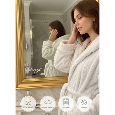 Dolcezza™ – Ultraweicher Winterbademantel mit Kapuze aus Fleece