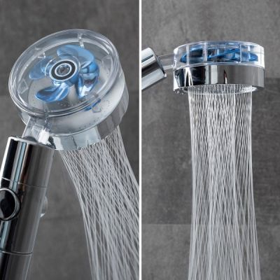 Pommeau de douche avec Hélice à Pression et Filtre Purificateur