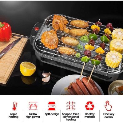 Grill de Table Électrique 1300 W