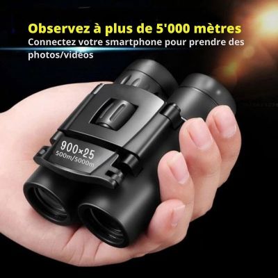 Jumelles longues portées EagleView Pro™ avec Support Téléphone