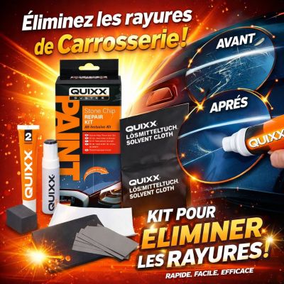 Kit pour Éliminer les rayures de Carrosserie Quixx