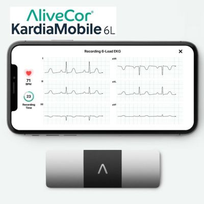 Appareil de suivi cardiaque KardiaMobile ECG 6 d ALIVECOR