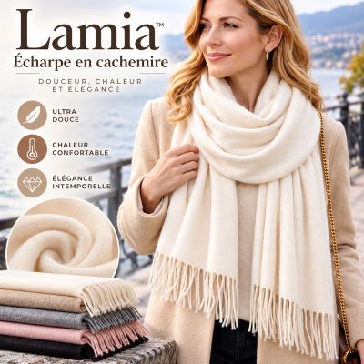 Lamia™ - Écharpe en cachemire — Douceur, chaleur et élégance