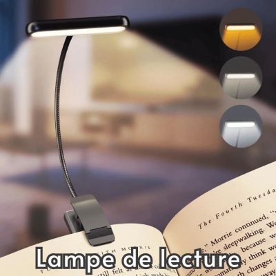 Set de 2 Lampes de Lecture à LED Rechargeables USB