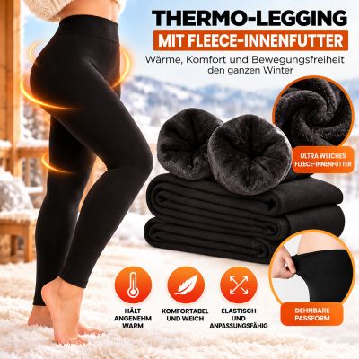 Thermische Leggings mit Fleece-Innenseite