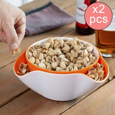 2er-Set 2-in-1-Aperitifschalen