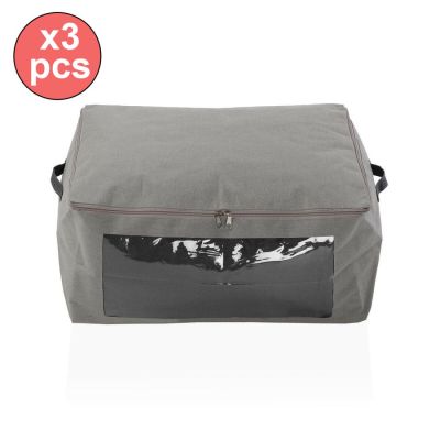 Lot de 3 Sacs de rangement 40 x 25 x 50 cm