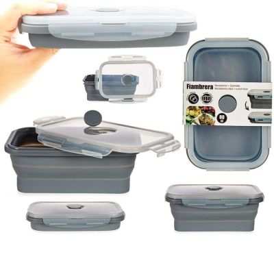 6er-Set faltbare Lunchboxen 800 ml