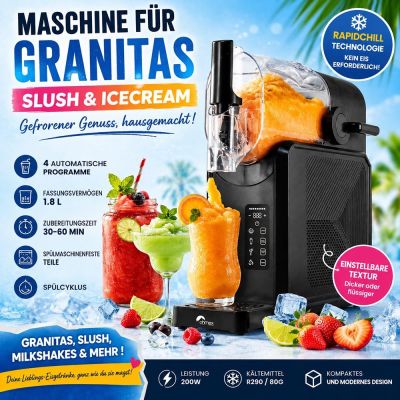 Maschine für Granita, Slush und Eiscreme