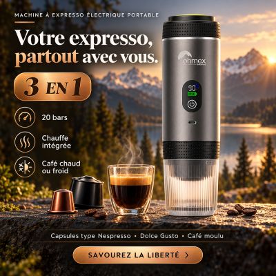 Machine à expresso électrique portable