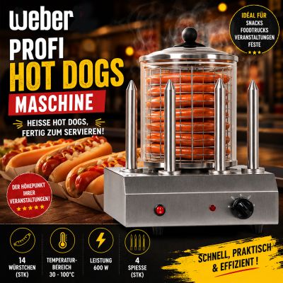 Weber Profi-Hot-Dog-Maschine